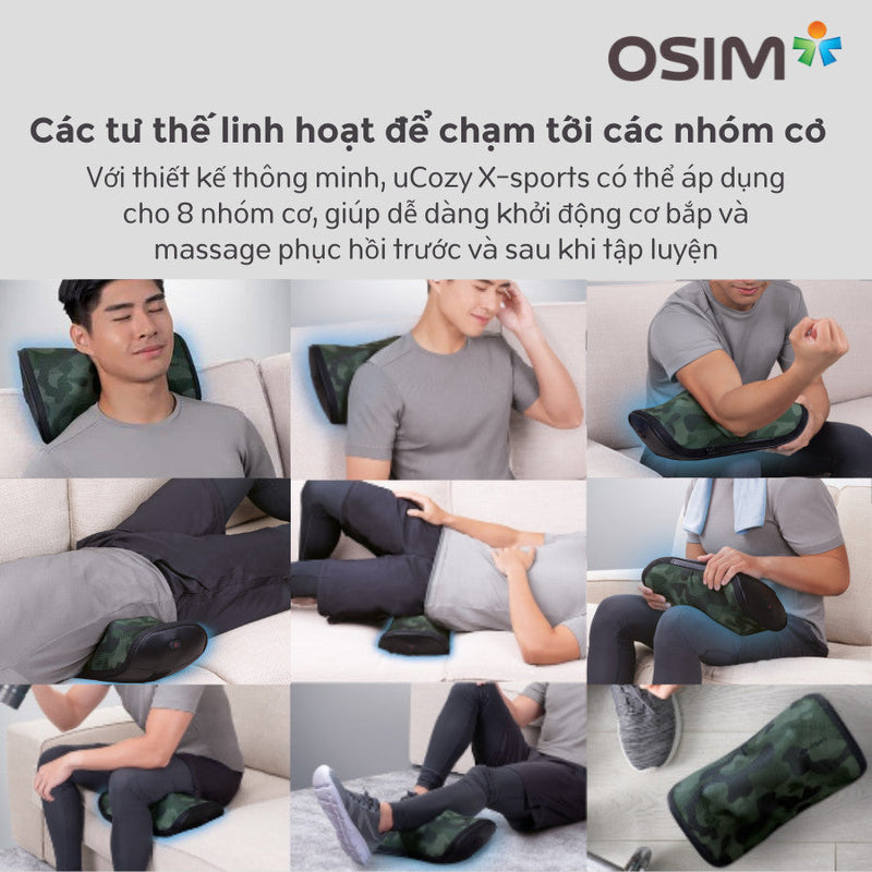 Gối massage Cổ & Vai OSIM uCozy X-sports